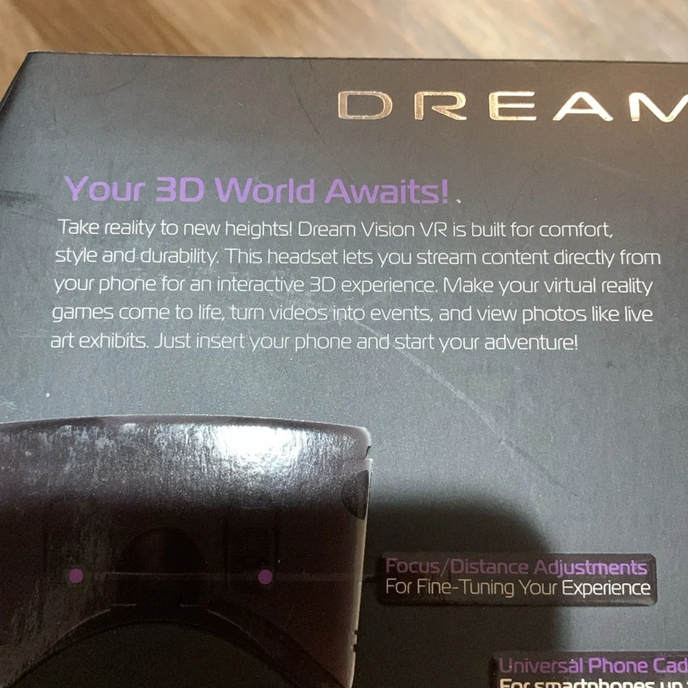 New in box Dream Vision virtual reality